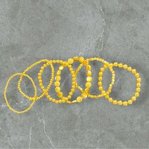 NWOT Six Gold Various Designed Bracelets